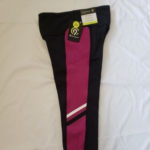 Champion Athletic Training Capris NWT! Blk/ Purple